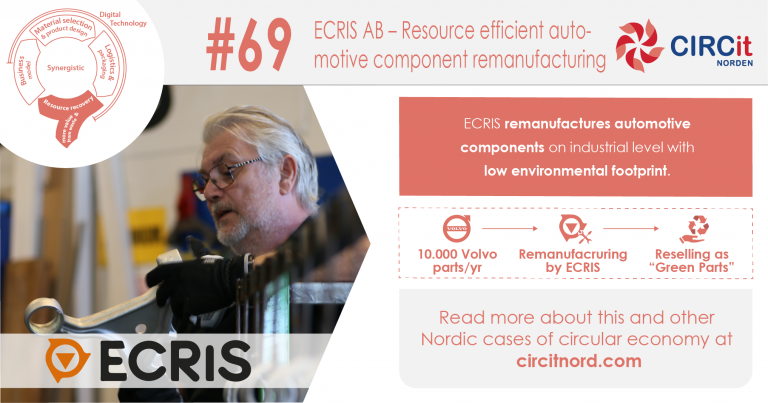 #69 ECRIS AB – Resource efficient automotive component remanufacturing